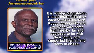 Andrew Joseph  thank you