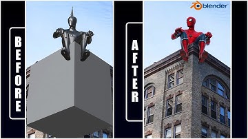 Add 3D Characters into Real Footage in Blender | Easy Tutorial for Beginners