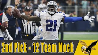 2020 Fantasy Football 12 Team Half-Point PPR Mock Draft