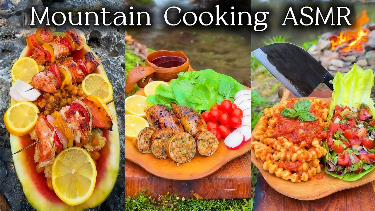 Mountain Cooking ASMR 2026 🗻 🧑‍🍳 #22 | TikTok Compilation | Outdoor Cooking