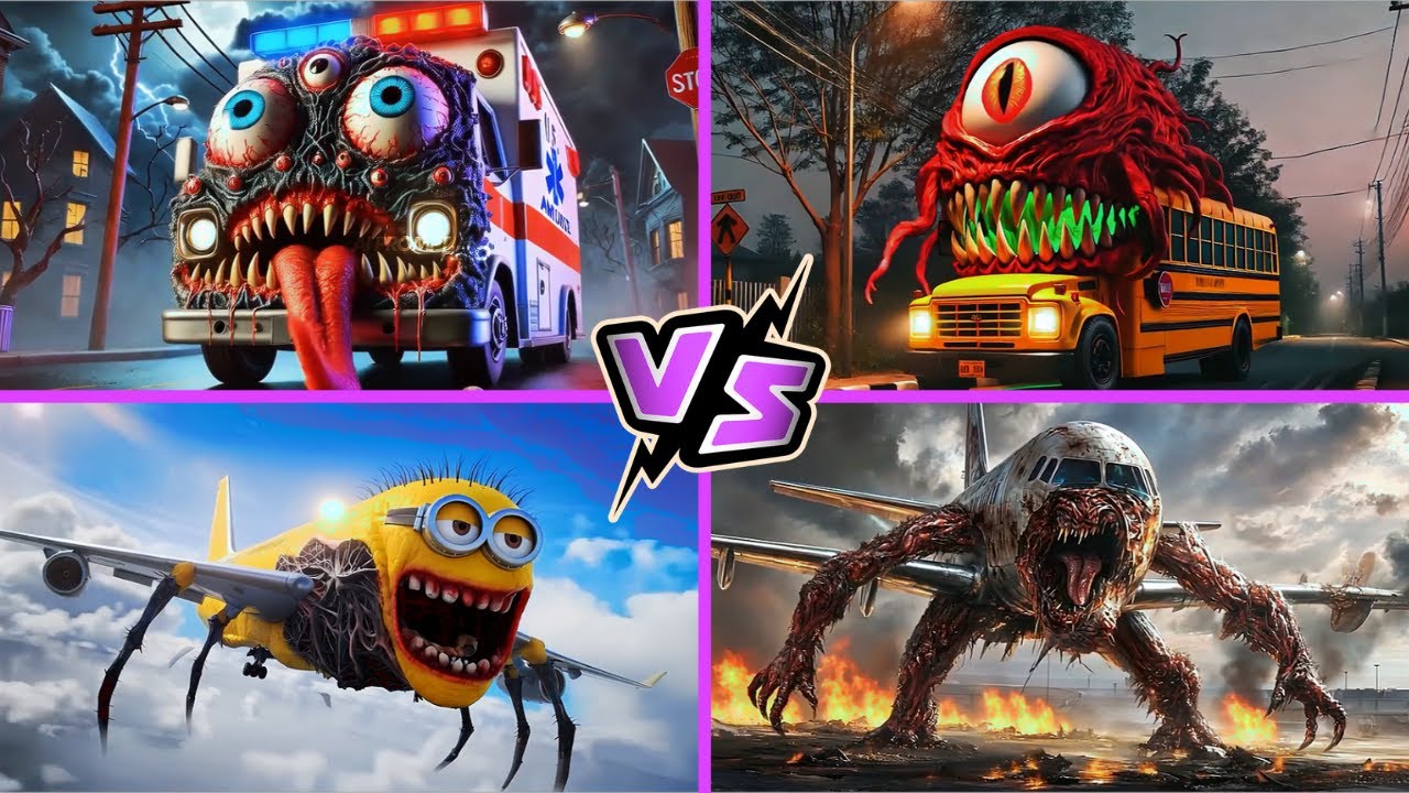 Mutated Monster 🆚 School Bus Monster 🆚 Minion INFECTED SKY 🆚 INFECTED SKY 🎶 Tiles Hop EDM Rush