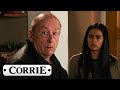 Alya Catches Geoff Bringing Home A New Girlfriend | Coronation Street