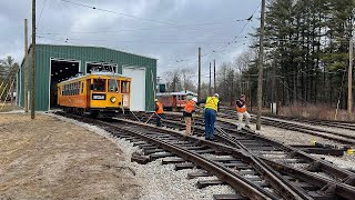 Behind the scene at Winterfest 2024 Hosted by Seashore Trolley Museum - Part 1