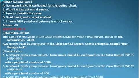 600-460 Implementing and Supporting Cisco Unified Contact Center Enterprise