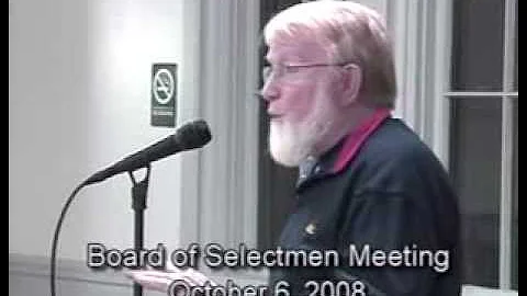 Uxbridge Board of Selectmen: 2008-10-06 (1 of 2). ...