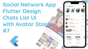 #7 Designing an Interactive Chat Messages List UI in Social App Flutter | UI/UX Design