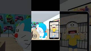 Nobita Got Arrested 😰 Doraemon's Crazy Rescue Mission in indian theft auto #shorts  #gta #viral
