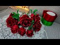DIY Ribbon Roses & Buds 🌹 | How to Make Beautiful Rose Flowers from Ribbon