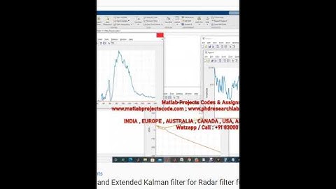 Kalman filter and Extended Kalman filter for Radar filter fusion application  - MATLAB SIMULINK