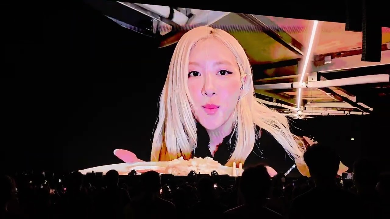 (251128) Blackpink Deadline Singapore 2025 Day 1 - intro Rose