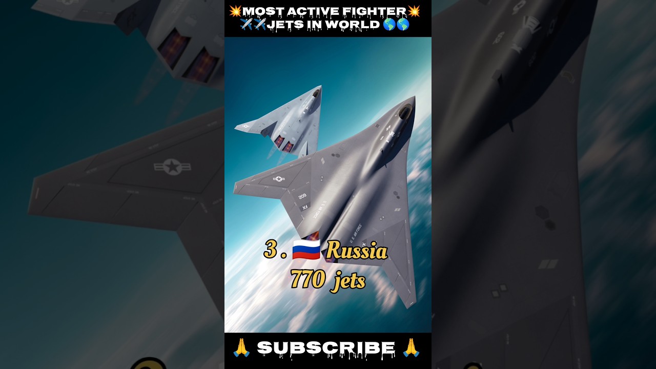 💥Top 10 Countries by Active Fighter jets🛫🛫 in the world 🌍💥 