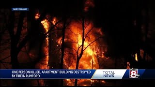 1 Killed In Rumford Fire