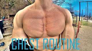 Calisthenics Bodyweight Chest Routine 2 ( Street Workout )