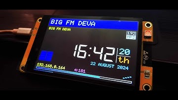 yoRadio on esp32-3248S035C with capacitive touchscreen!