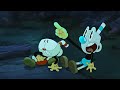 Mugman and Cuphead encounter Death