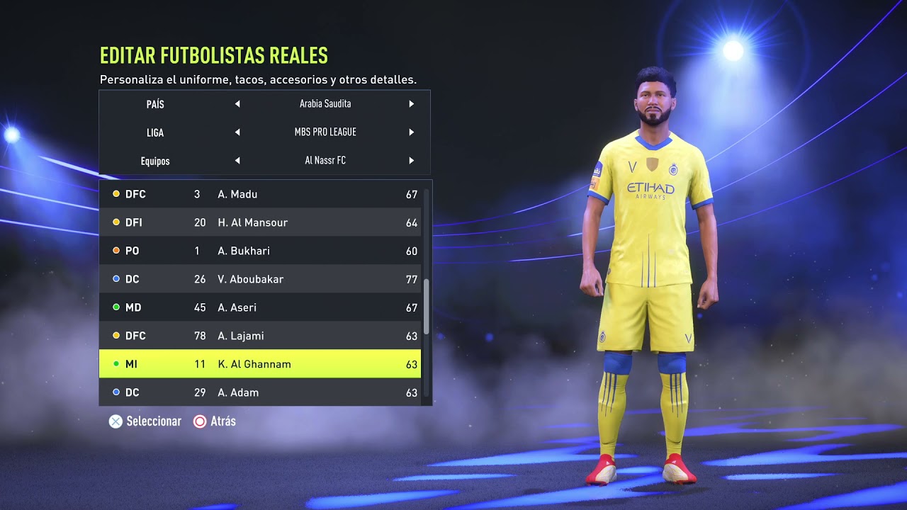 FIFA 22 PS5 AL NASSR PLAYER FACES AND RATINGS SAUDI LEAGUE YouTube