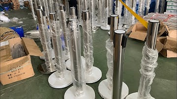 Barie/ Cột chắn inox 304 quá đẹp dùng cho sân bay, Bảo tàng, Bệnh viện, Văn phòng.....