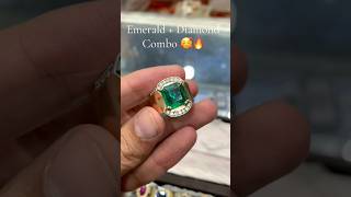 Celebrity Diomand + emerald gold ring 💍 #gemquality #emeraldstone #shortsfeed #emerald #gemsnjewellery #ruby Net Worth