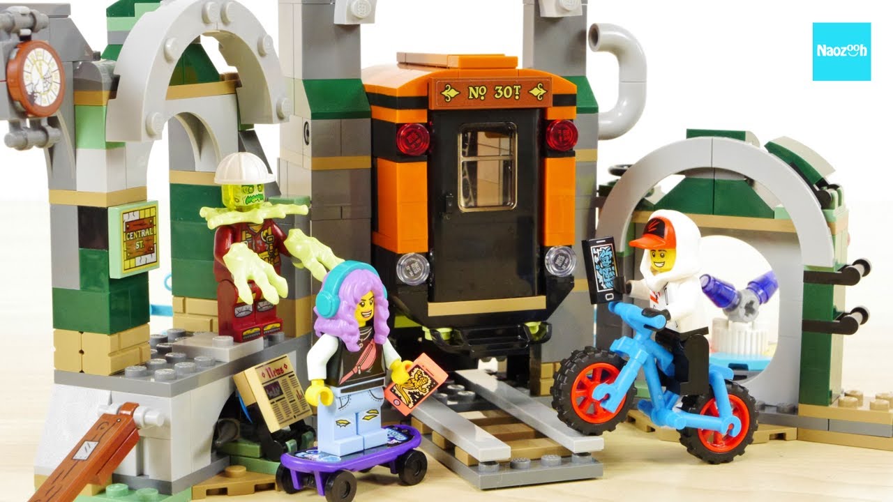 Mountain biking is great! LEGO Hidden Side Newbury Subway 70430