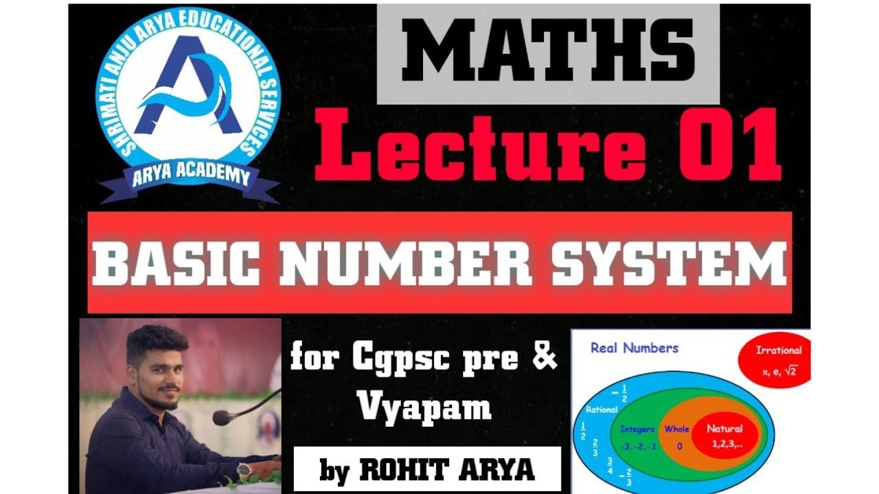 Maths Lecture 01 ।। Basic Number Syster - I ।। ONLINE CLASSES ।। By ...
