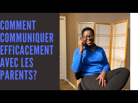 Vidéo: Comment communiquez-vous avec les autres parents ?