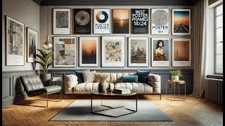 🖼️ Americanflat 18x24 Poster Frame with Polished Plexiglass | Best Poster Frames 18x24 🖼️