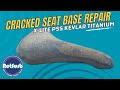 HOW-TO Repair A Cracked Bicycle Seat + Re-Upholster Covering - Retfurb Vintage Refurb