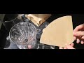 Folding coffee filter papers for cone drippers