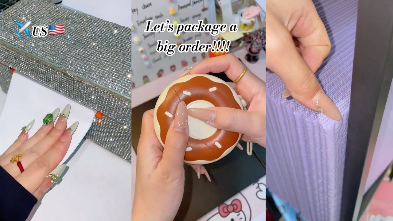 ✨ Packing Cute Aesthetic Orders 💌 | Relaxing ASMR Sounds for Sleep & Satisfaction 🌸