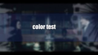 Colouring Test Blue