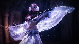 La Catalina - tribal fusion bellydance with veil | Daemonia nymphe and Max Richter @Panda's party'18