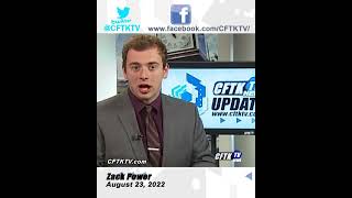 August 23, 2022 News Update Short with Zack Power - Watch CFTK-TV News weeknights at 5, 6 & 11 pm.