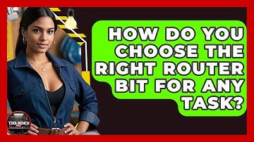 How Do You Choose The Right Router Bit For Any Task? - ToolBench Pros