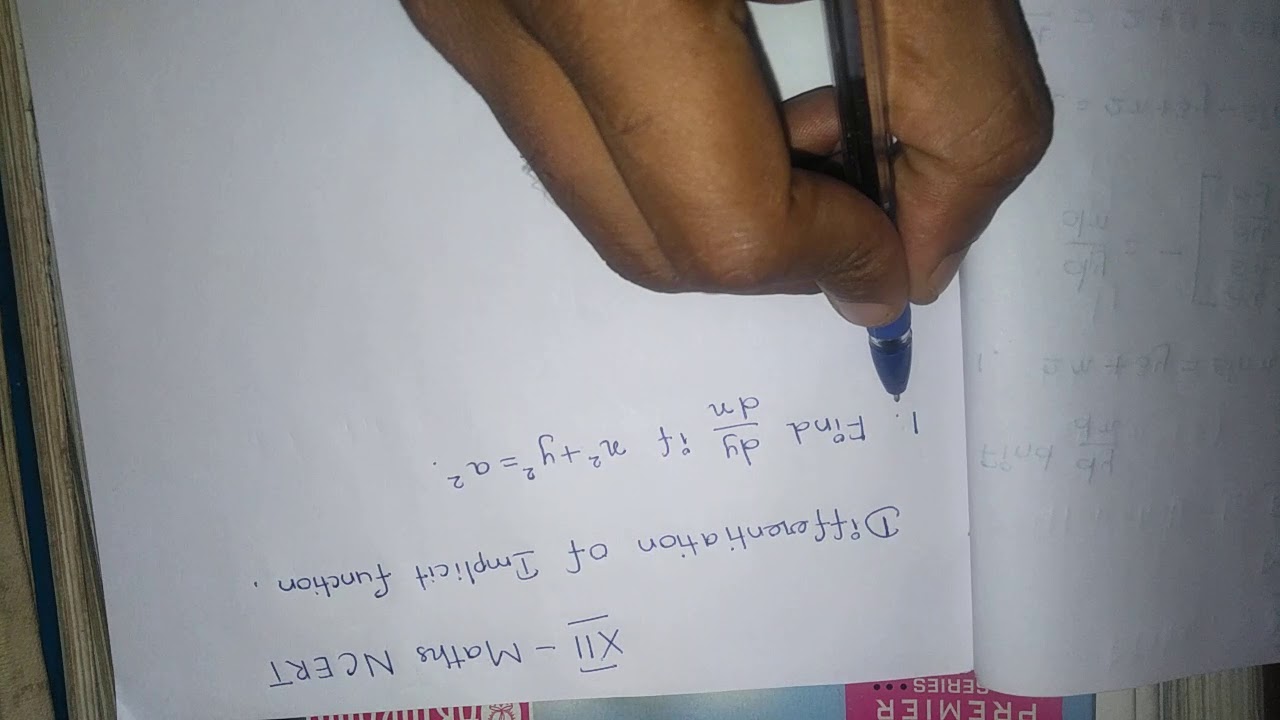 Differentiation of implicit function in tamil YouTube