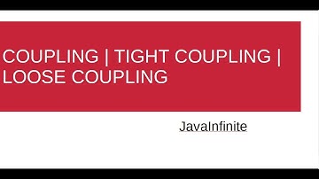 COUPLING | TIGHT COUPLING | LOOSE COUPLING| WITH EXAMPLE