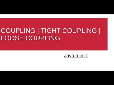 COUPLING | TIGHT COUPLING | LOOSE COUPLING| WITH EXAMPLE