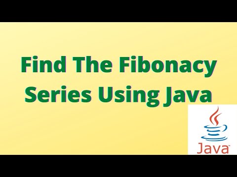 Fibonacci Series java program || Java Fibonacci Series program || Fibonacci series