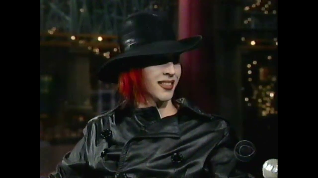 Marilyn Manson interview on Letterman (1998.11.27) — Transcript