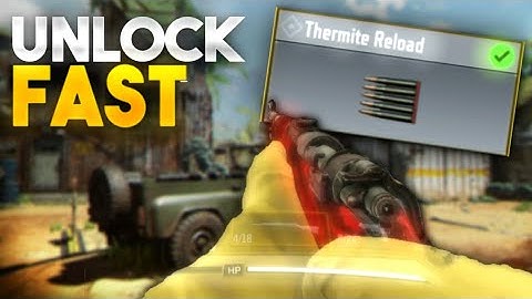 How To Unlock The Thermite Reload Faster in Cod Mobile | Kilobolt Thermiye Realod Codm