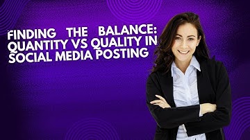 Finding the Balance: Quantity vs Quality in Social Media Posting