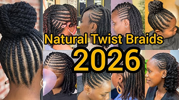 Natural Twist Braid Hairstyles | Mini Twist Braids | Passion Twist Braids | Kinky Twist | Twist Hair