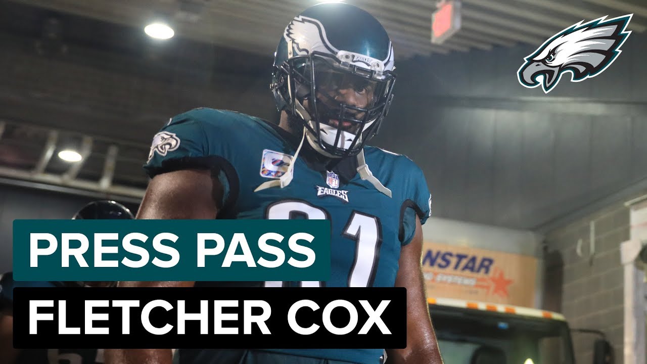 DT Fletcher Cox Praises Treyvon Hester Eagles Press Pass YouTube