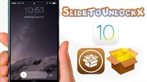 Bring Slide To Unlock Back To iOS 10 for all jailbroken Idevices