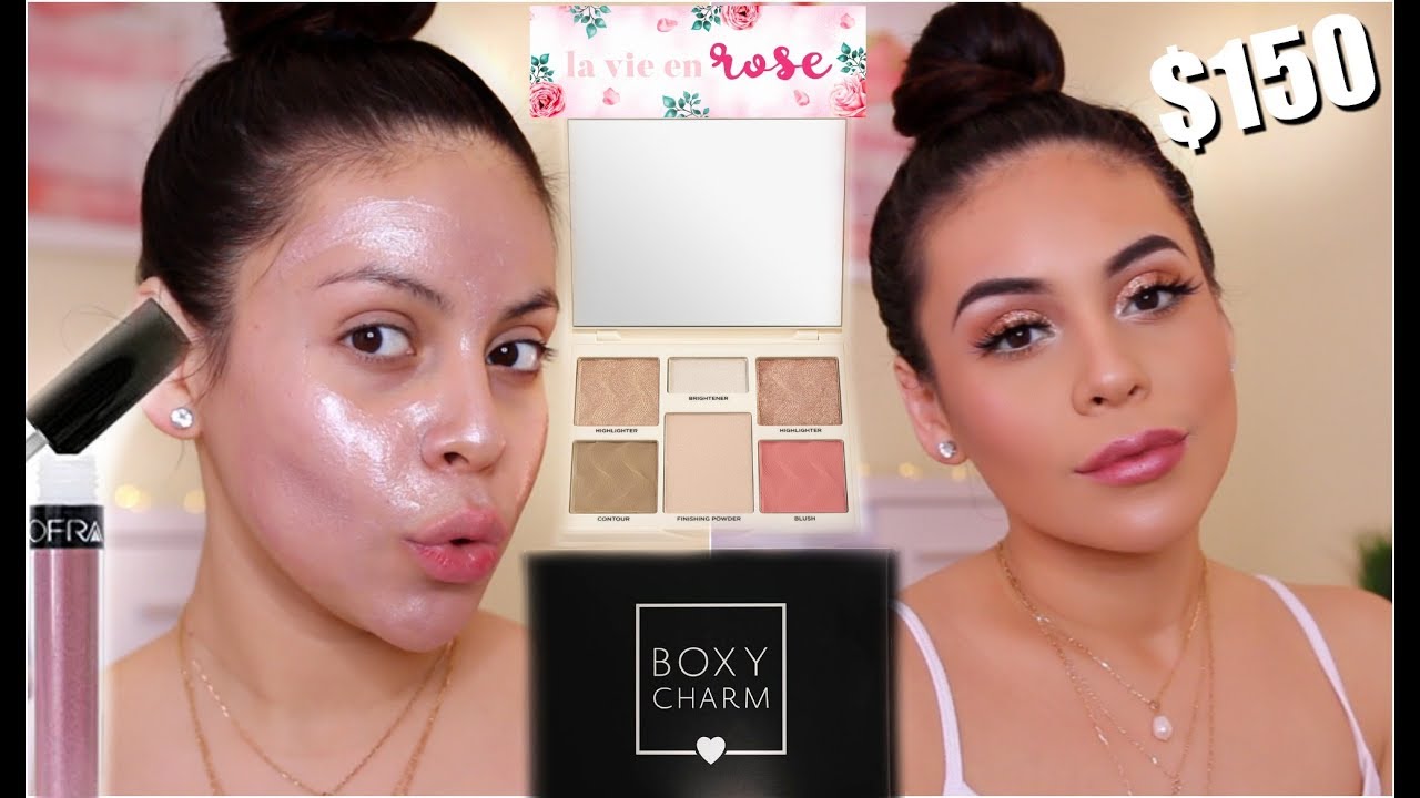 MARCH BOXYCHARM 2019 / TRY ON STYLE: SPRING MAKEUP TUTORIAL! | JuicyJas
