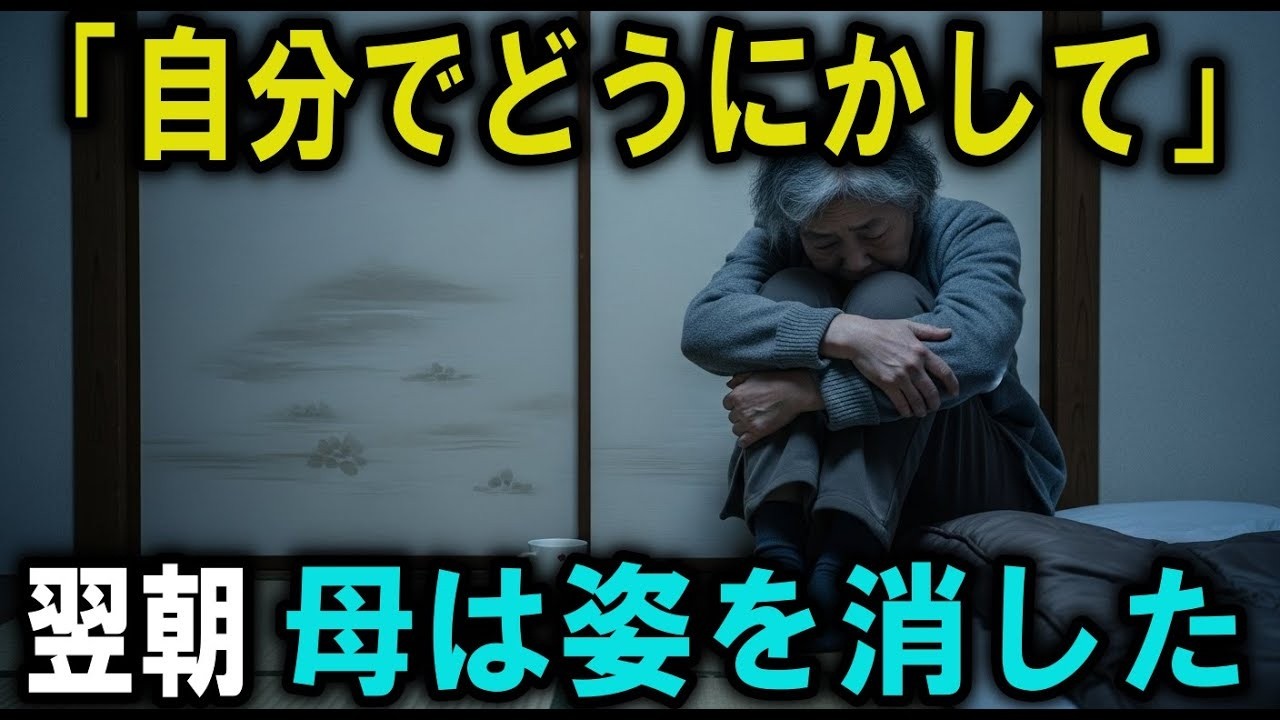 「自分でどうにかして」－－インフルエンザで放置された母は、翌日全てを断った