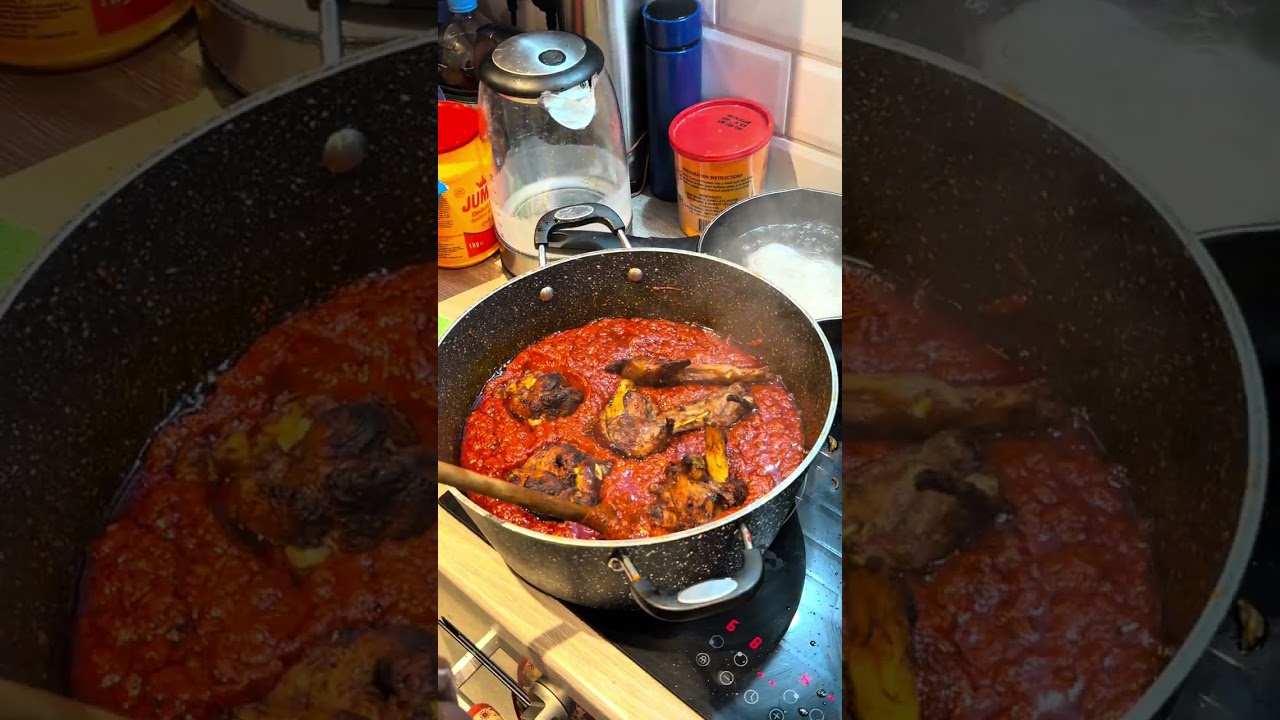 Jellof rice, baked moimoi, and pepper soup.Proper Nigerian home cooking, full of flavour.