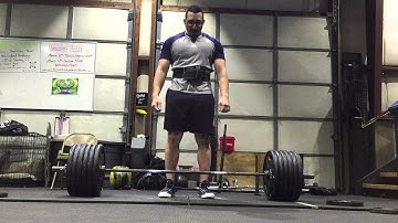 600 x 1 Deadlift heavy day Cube Method