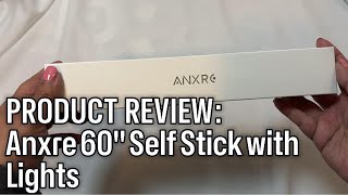 What's inside the box? Anxre 60 Selfie Stick with Lights