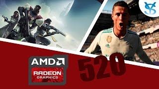 Rendimiento de 10 Juegos Modernos en AMD Radeon 520