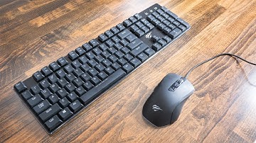 Budget Slim Mechanical Keyboard & RGB Mouse - Havit MS760 & KB395L Review